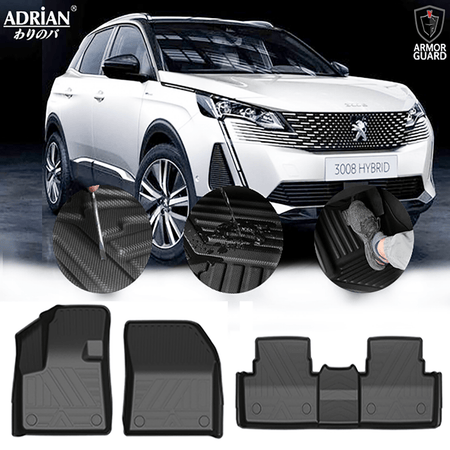 Peugeot 3008 2017 - 2023 (Not fit GT line) - Gards Series Car Mats - Adrian