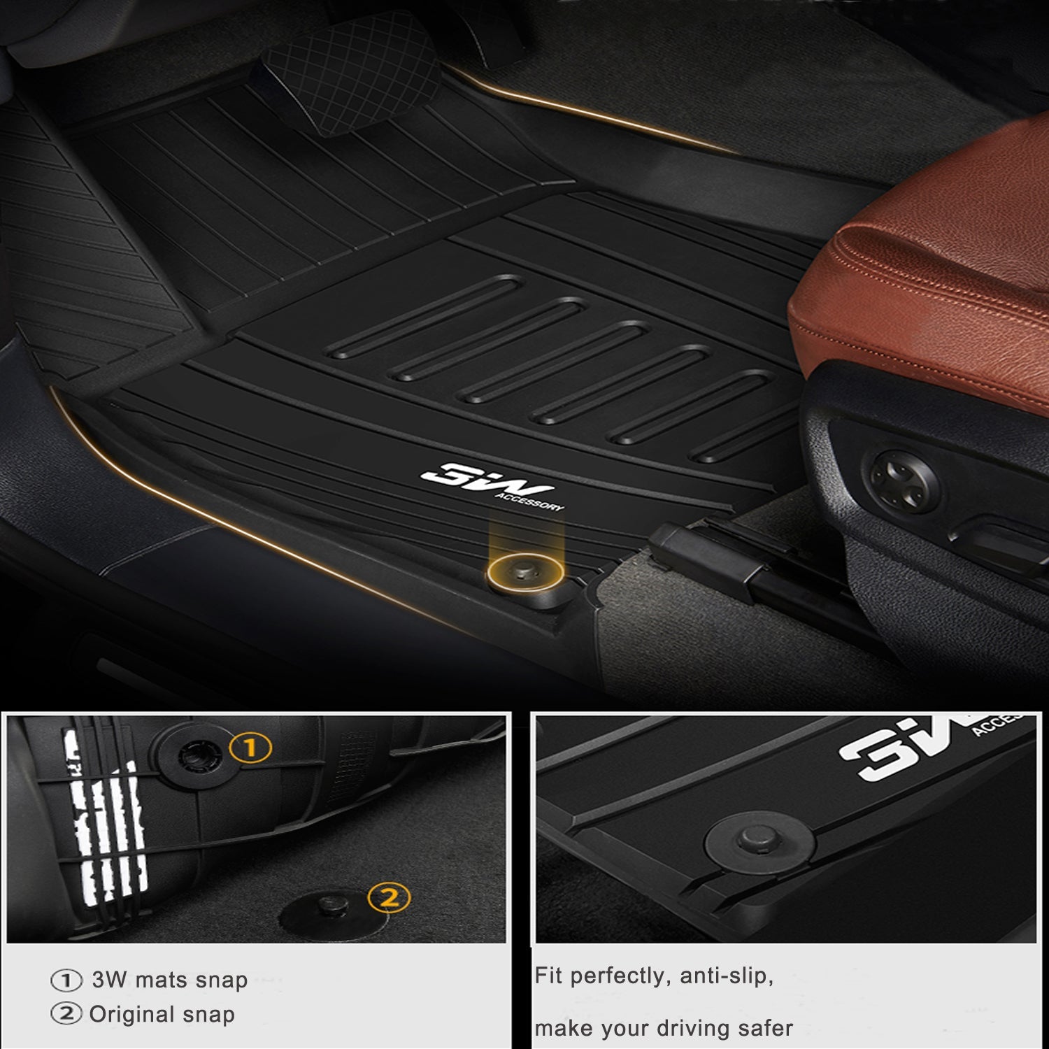 Audi A6 2019-2026 -Adrian Pro Series Car Mats