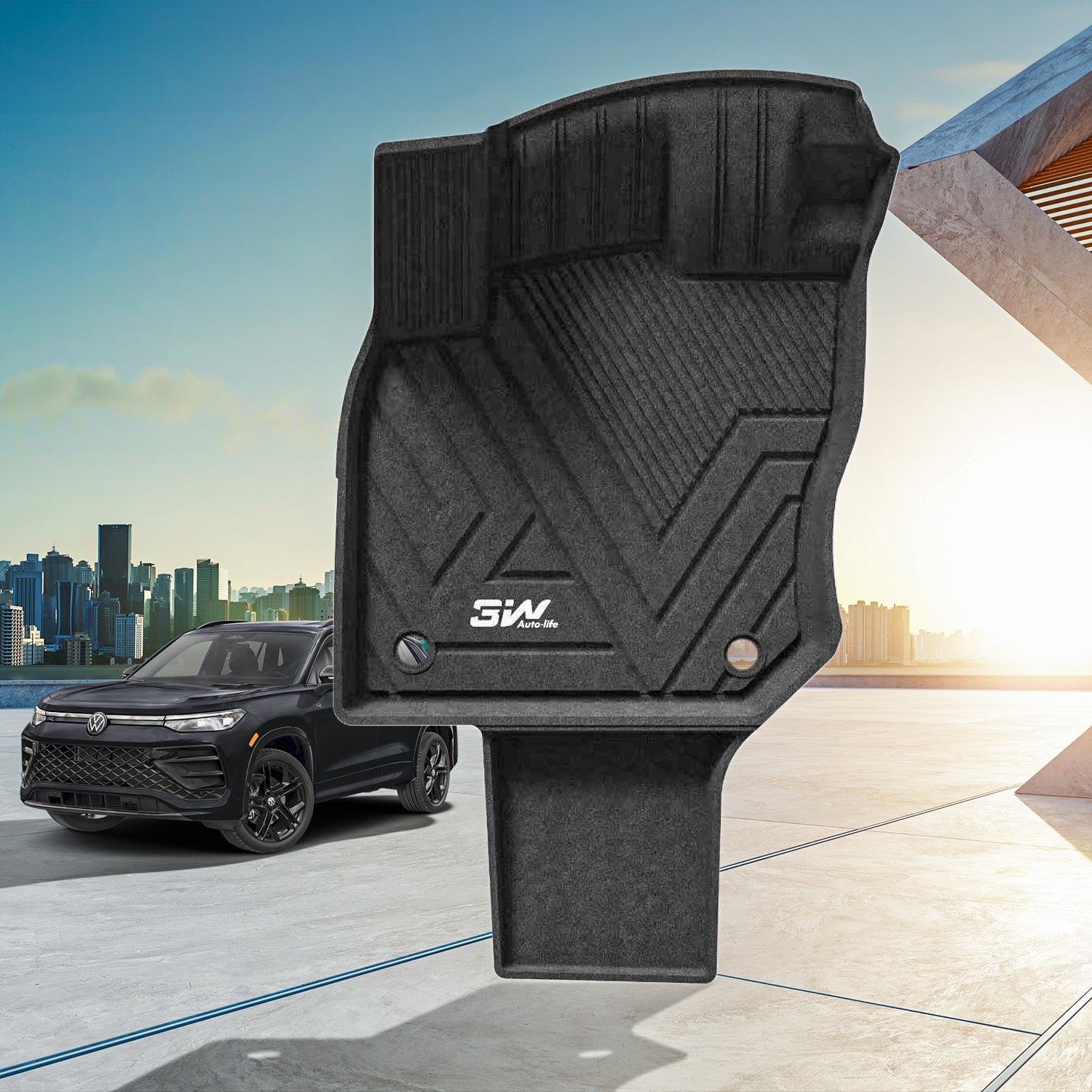 أدريان برو - الدعاسات الأمامية فولكس فاجن تيجوان (الشكل الجديد) لسنوات 2025-2026