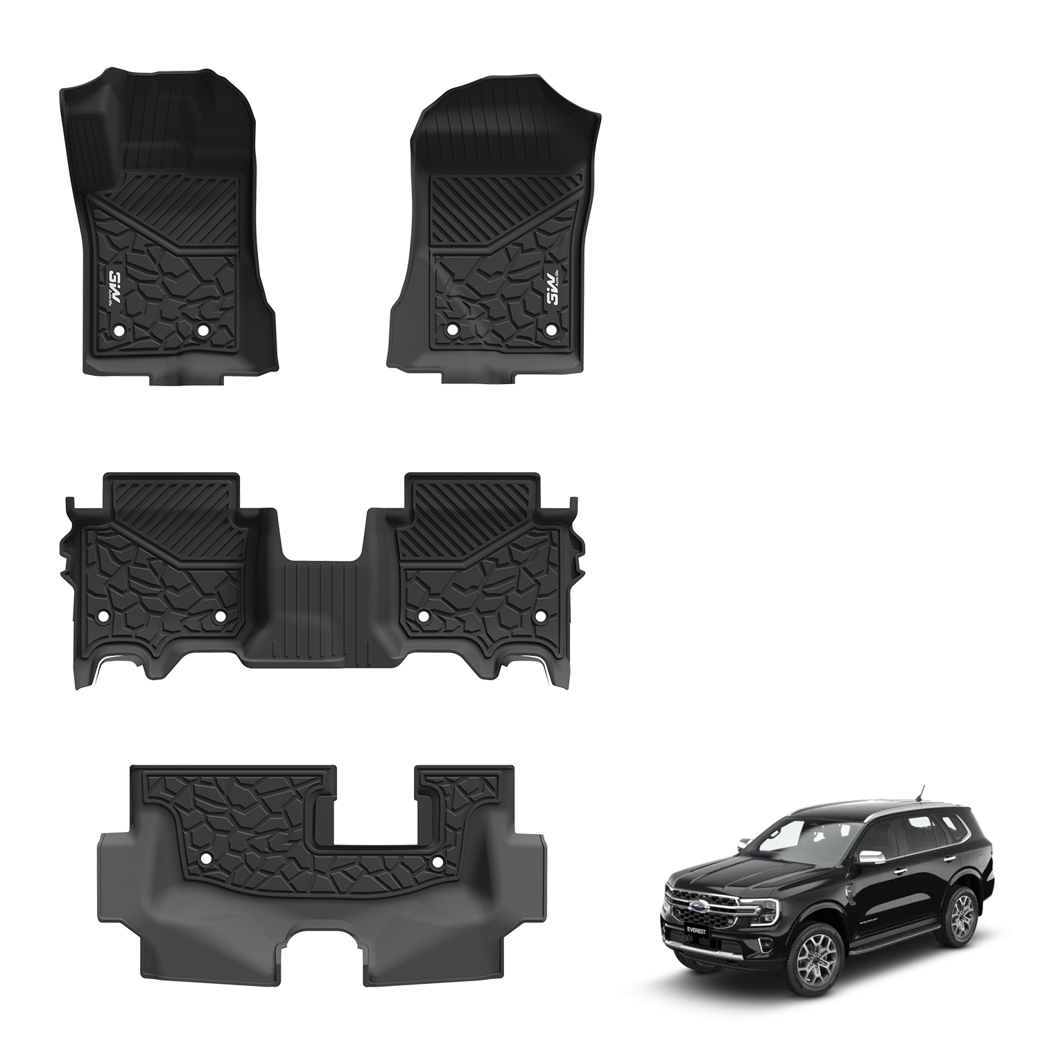 Ford Everest 2024-2025 - Pro Series Car Mats