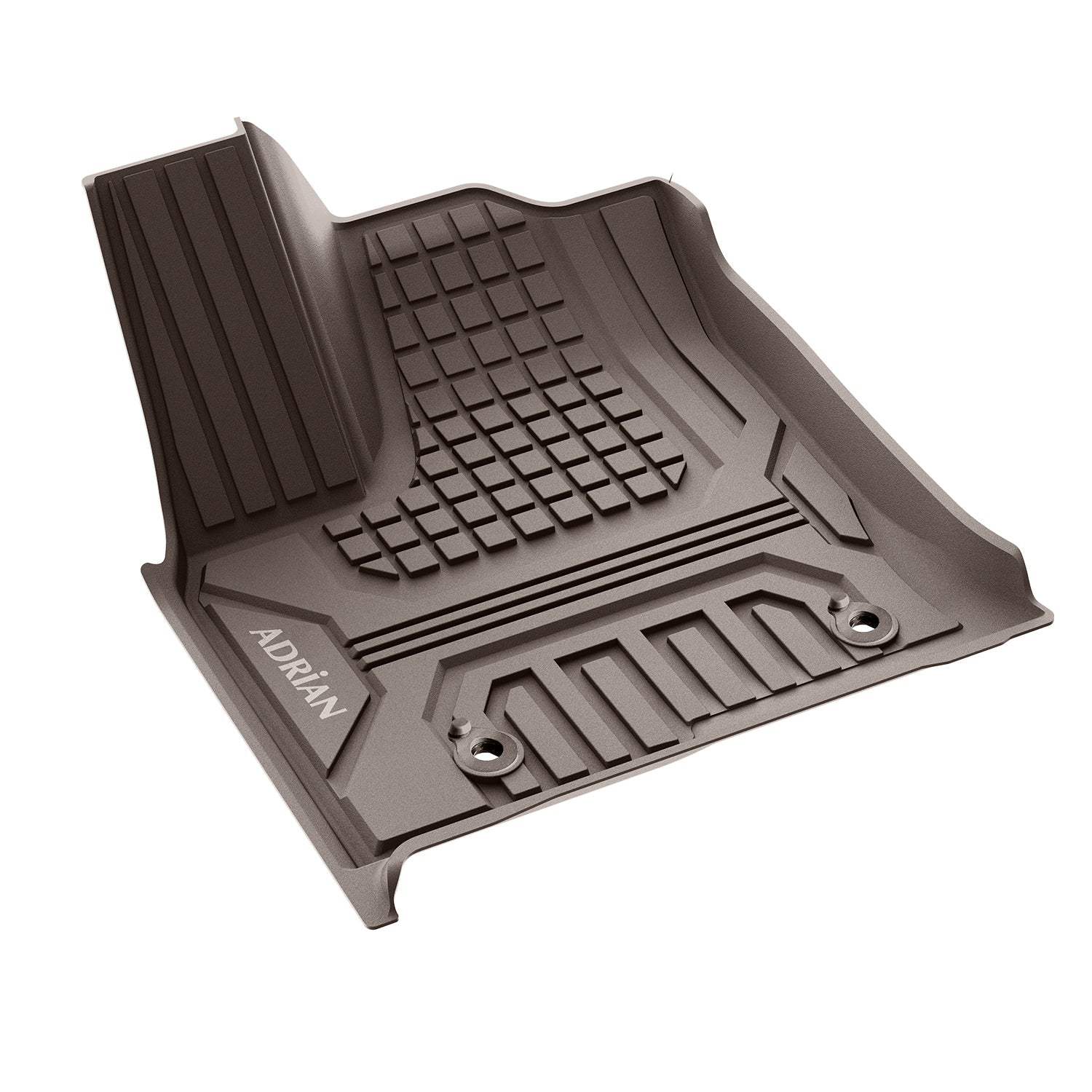 Toyota Land cruiser 2022-2026 (3 Rows) Beige Color Adrian Pro Series Car Mats