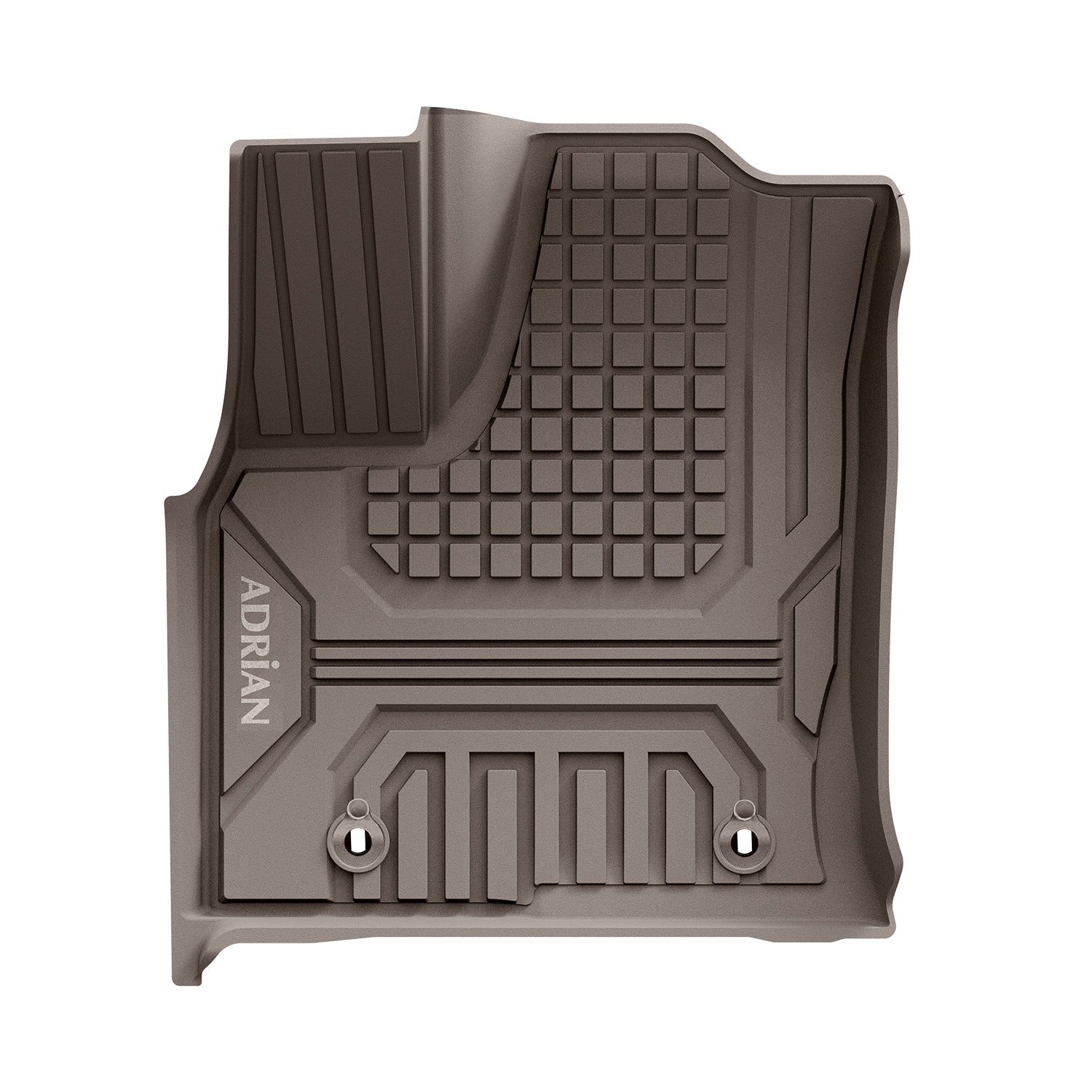 Toyota Land cruiser 2022-2026 (3 Rows) Beige Color Adrian Pro Series Car Mats
