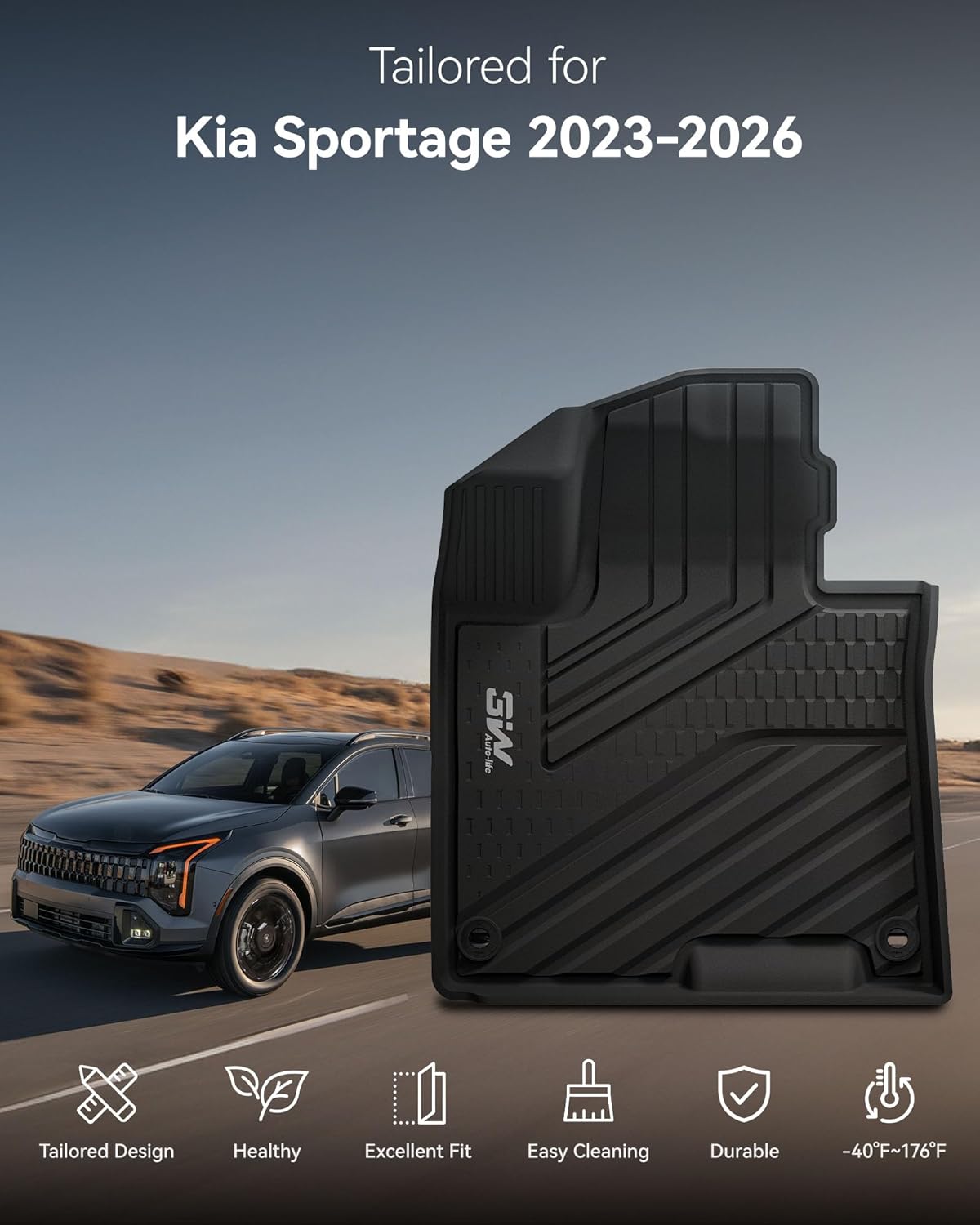 Kia Sportage (L) 2024-2026-Adrian Comfort Series Car Mats