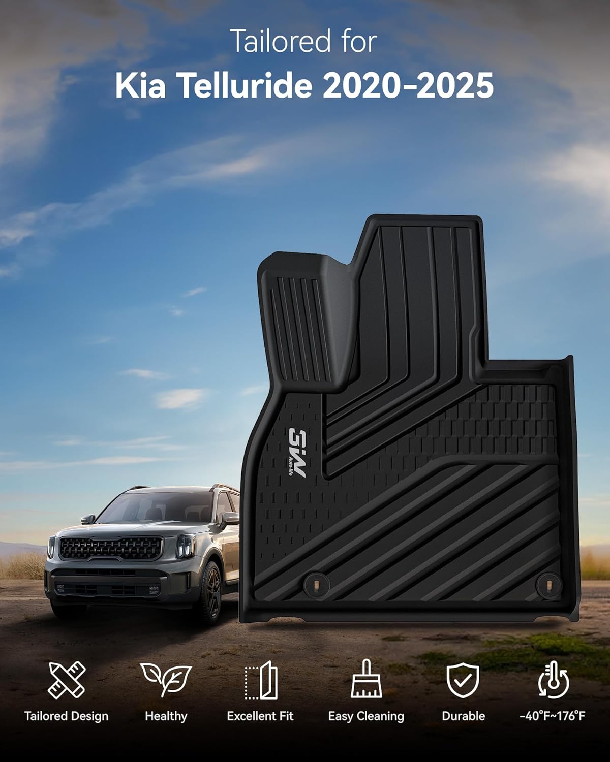 Kia Telluride 2020-2026- Pro Series Car Mats