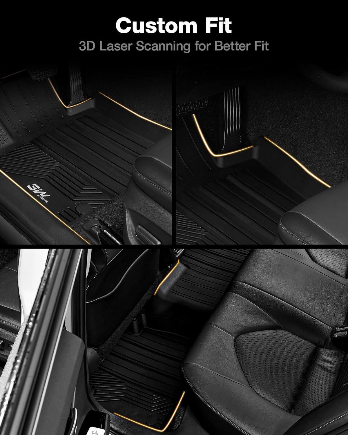 Toyota Camry Gasoline / Hybrid 2018-2024 - Adrian Car Mats Pro Series