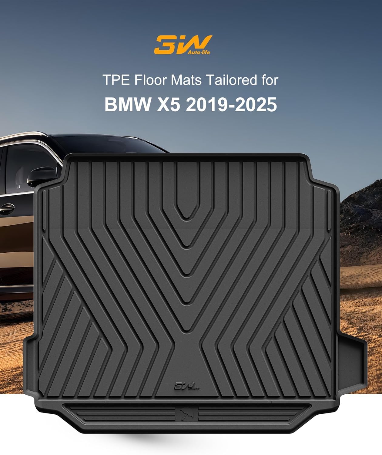 BMW X5 2019-2025 - Adrian 3W Series Car Trunk Mat