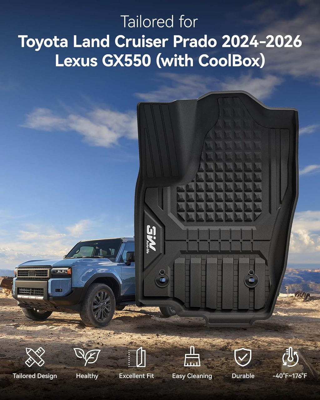 Toyota Prado 2024-2025 Adrian Pro Series Car Mats