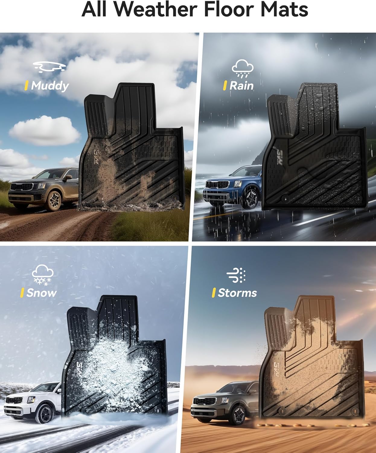 Kia Telluride 2020-2026- Pro Series Car Mats