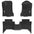 Ford Ranger SuperCrew 2024-2026 3W Custom Floor Mats Thorex™ All-Weather Protection