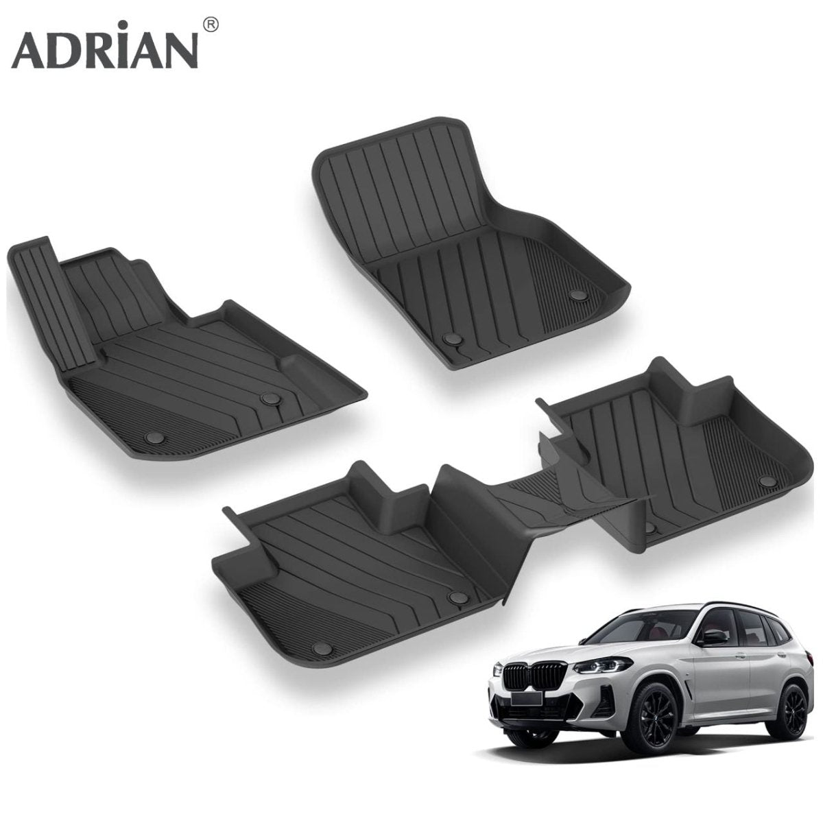 BMW X3/X4 2018 - 2025 - Adrian Pro Series Car Mats - Adrian