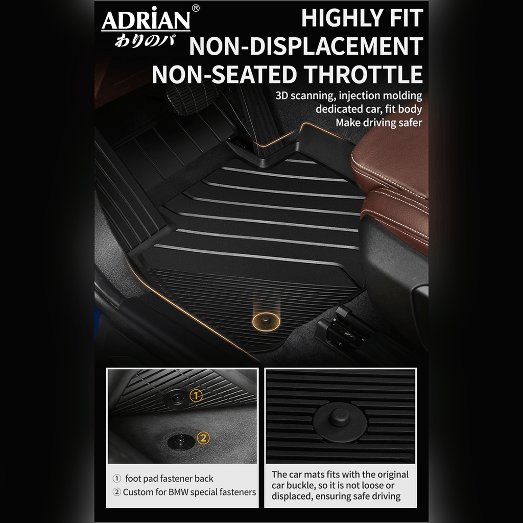 BMW X7 2019 - 2025 - Adrian Pro Series Car Mats - Adrian