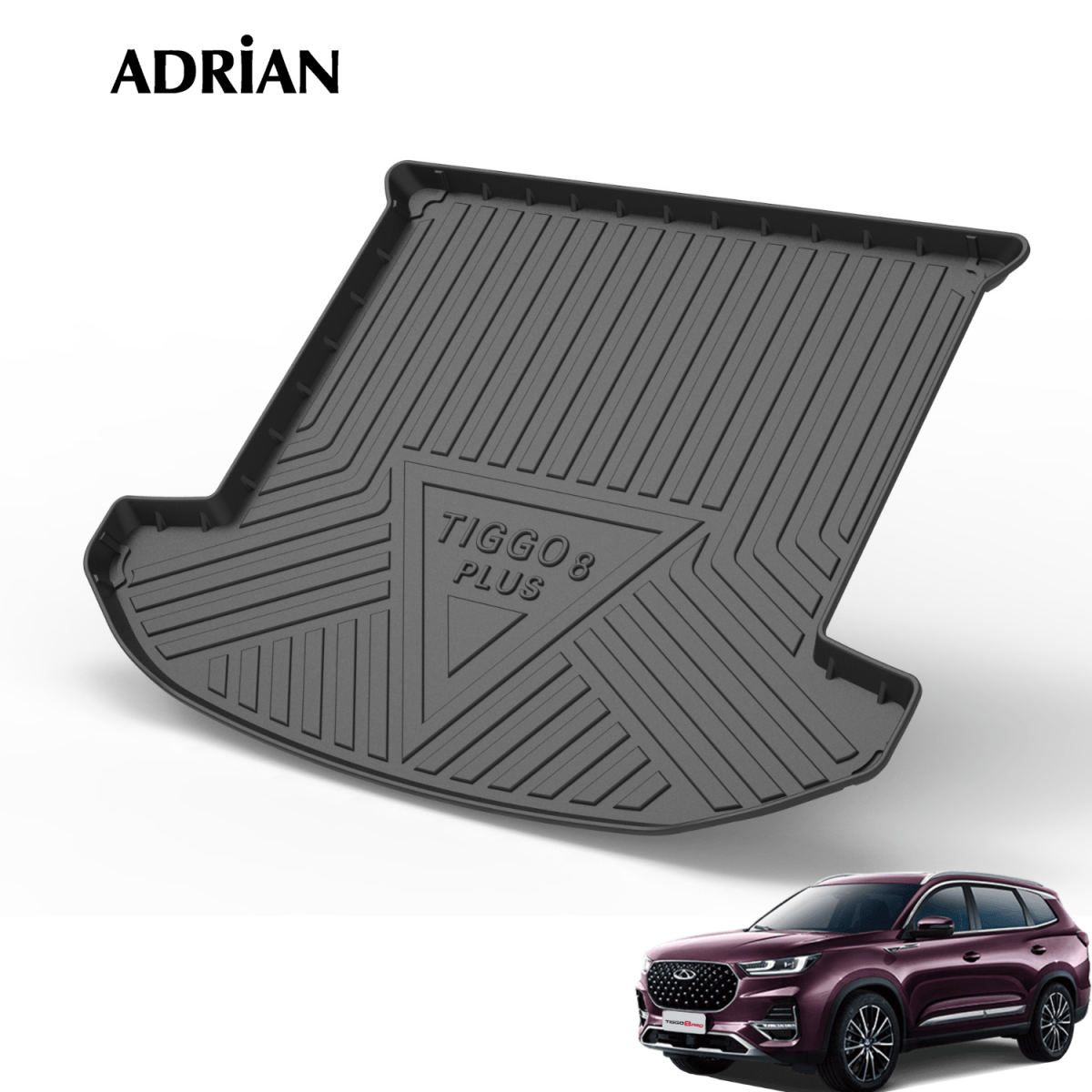 Chery Tiggo 8 - Tiggo 8 Pro 2018 - 2025 - Gards Series Trunk Mat - Adrian