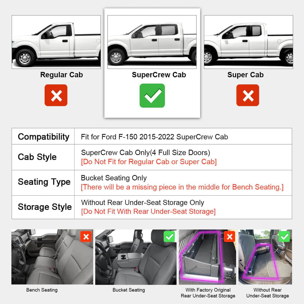 Ford - F150 SuperCrew Cab 2015 - 2025 - Adrian