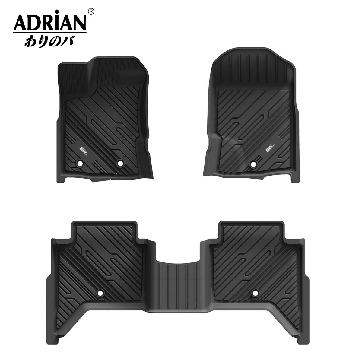 Ford Ranger 2019 - 2023 - Adrian Pro Series Car Mats - Adrian