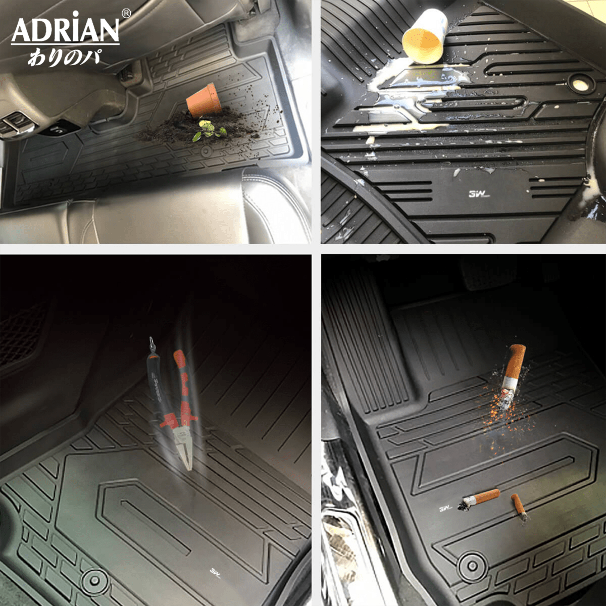 Ford Ranger 2019 - 2023 - Adrian Pro Series Car Mats - Adrian
