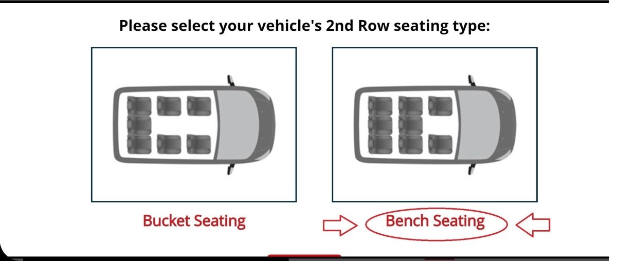 GMC Yukon/Chevrolet Tahoe/Cadillac Escalade 2021 - 2025 (Short Chassis - 2nd Row Bench Seats) - Comfort Series Car Mats - Adrian