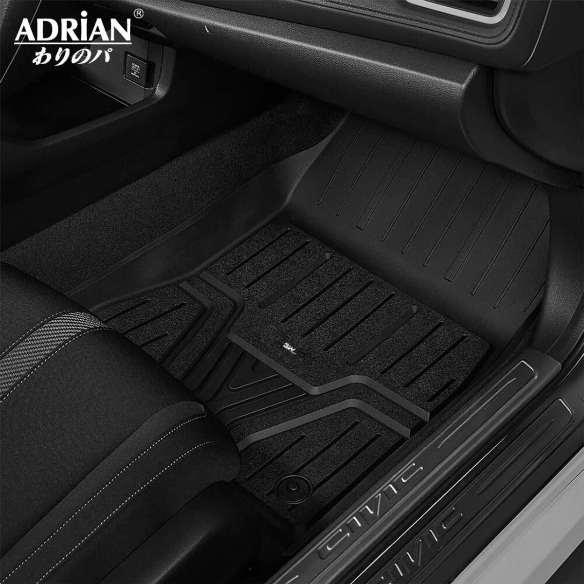 Honda Accord 2018 - 2022 (Not Fit New Shape 2023) - Adrian Pro Series Car Mats - Adrian