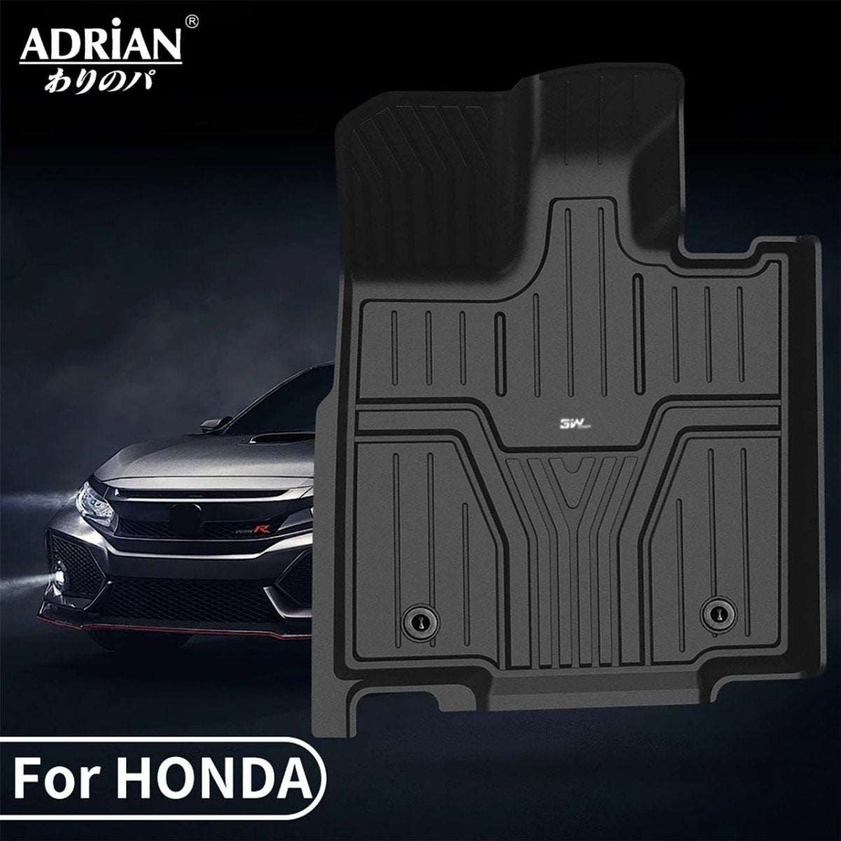Honda Accord 2018 - 2022 (Not Fit New Shape 2023) - Adrian Pro Series Car Mats - Adrian