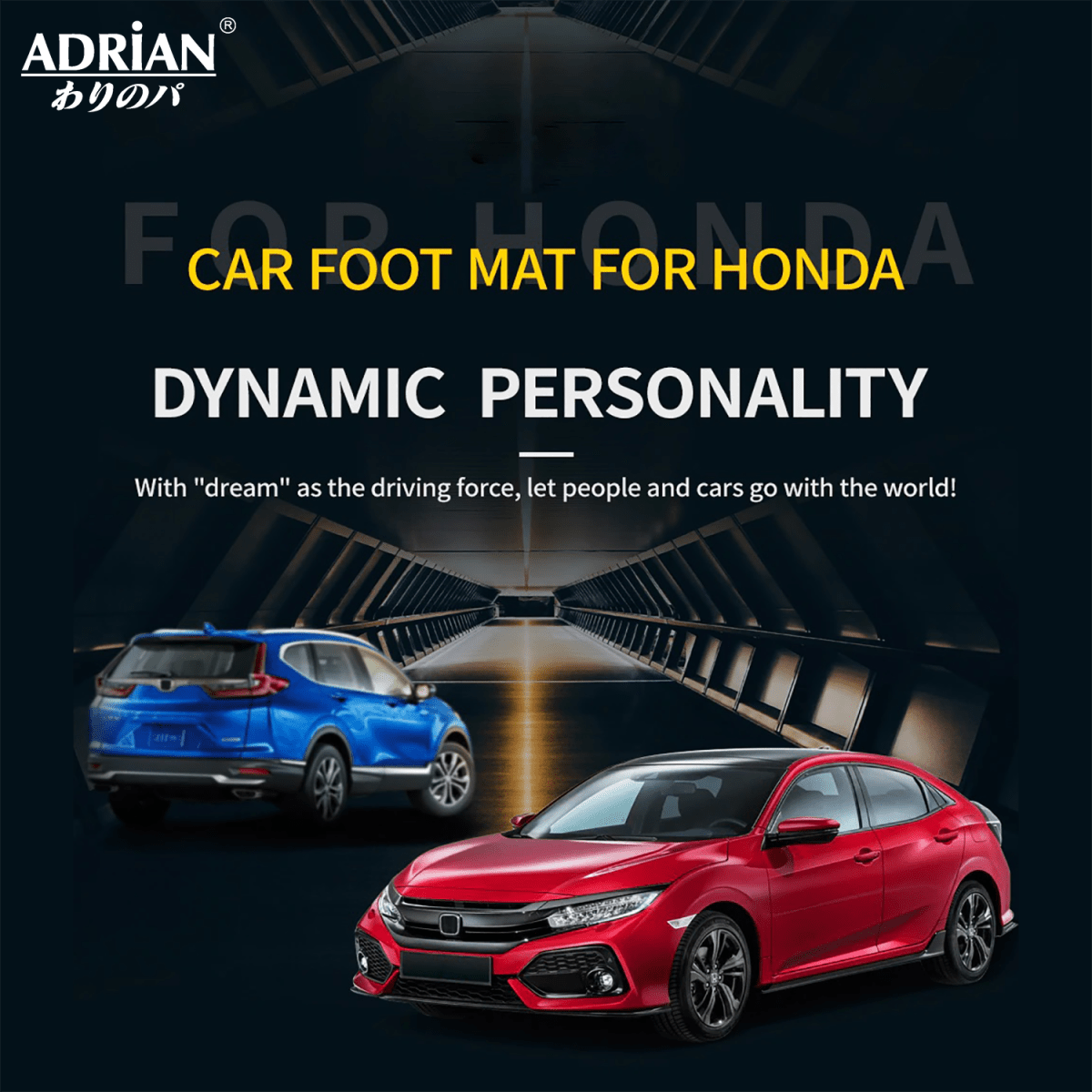 Honda Accord 2018 - 2022 (Not Fit New Shape 2023) - Adrian Pro Series Car Mats - Adrian