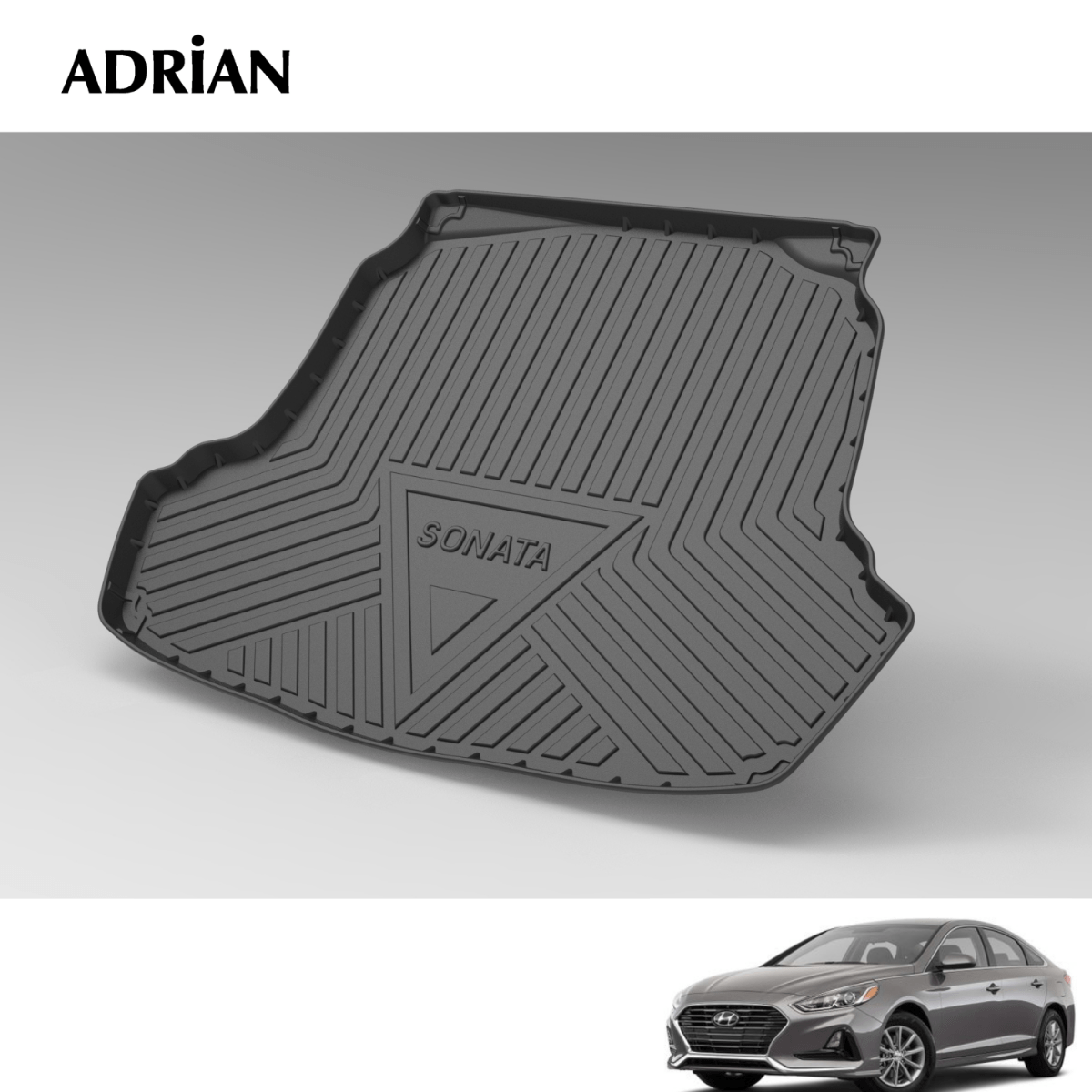 Hyundai Sonata 2015 - 2019 - Gards Series Trunk Mat - Adrian