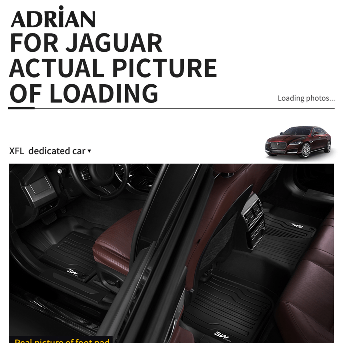 Jaguar F - Pace 2016 - 2024 - Pro Series Car Mats - Adrian