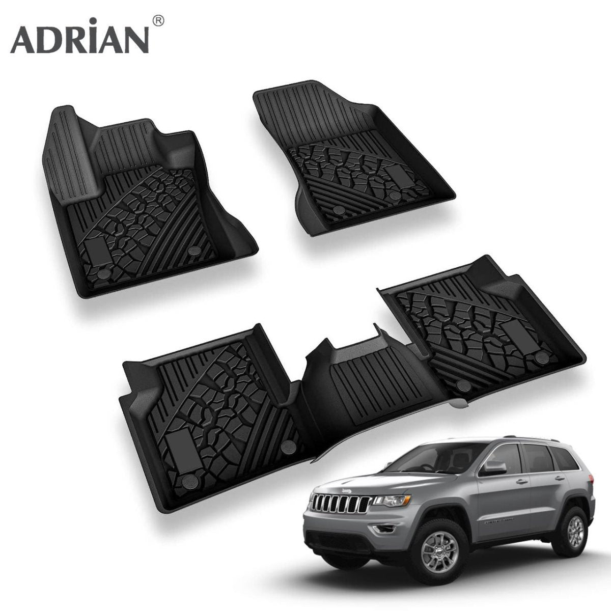 Jeep Grand Cherokee 2014 - 2025/ Dodge Durango 2013 - 2025 - Pro Series Car Mats - Adrian