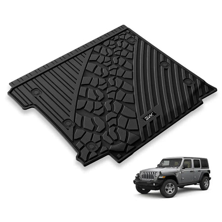 Jeep Wrangler JL 2018 - 2026 (4 doors) - Pro Car Trunk Mat - Adrian.UAE