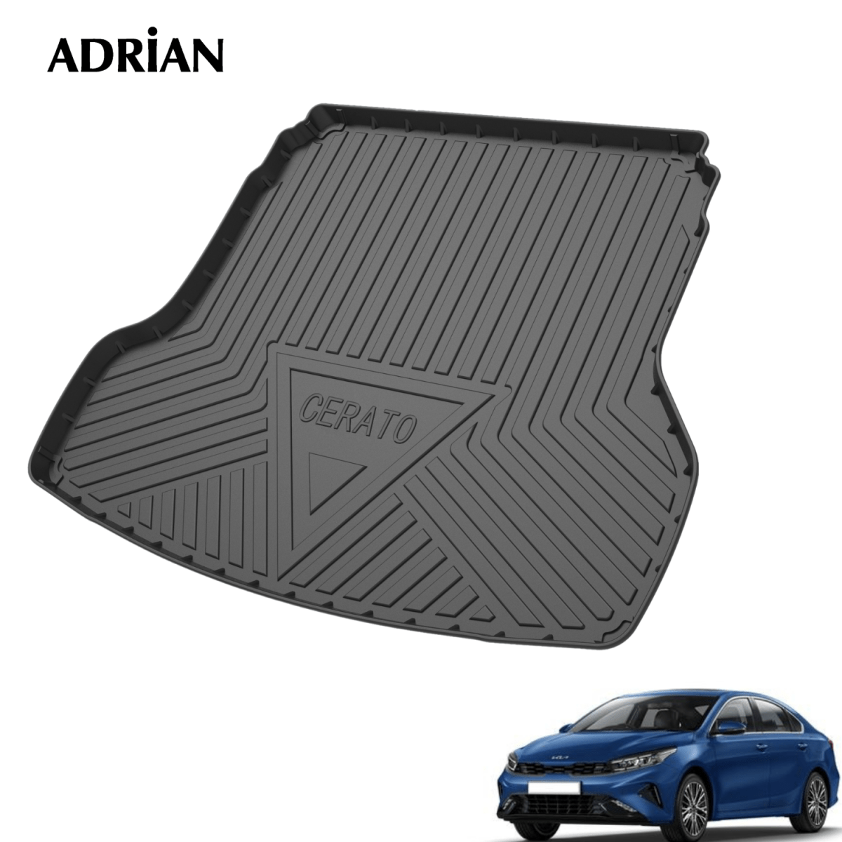 Kia Cerato 2018 - 2025 - Gards Series Trunk Mat - Adrian