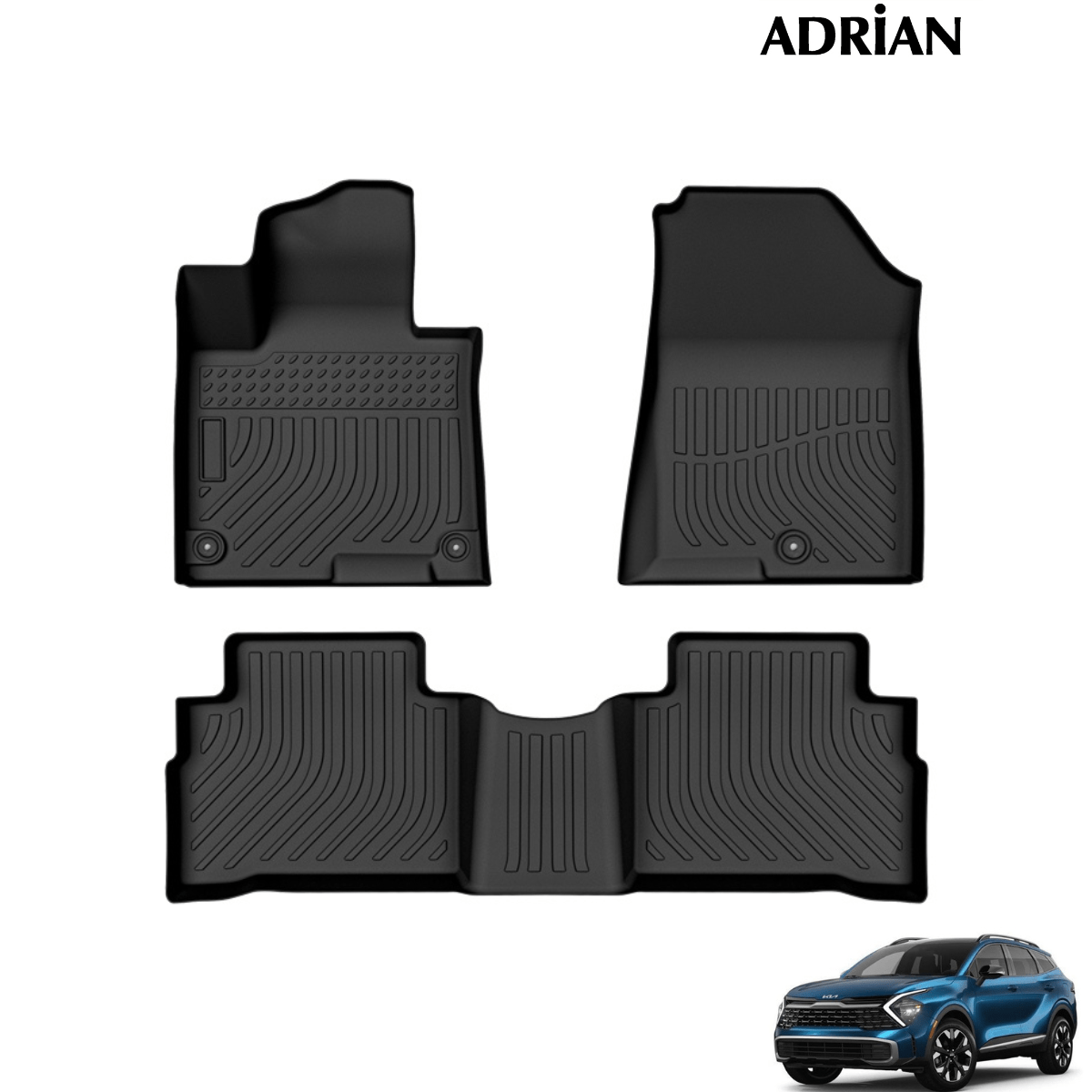 Kia Sportage 2022 - 2025 - Adrian Comfort Series Car Mats - Adrian