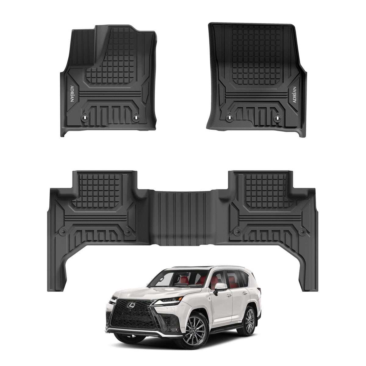 Lexus LX600 2022 - 2025 - Pro Series Car Mats - Adrian