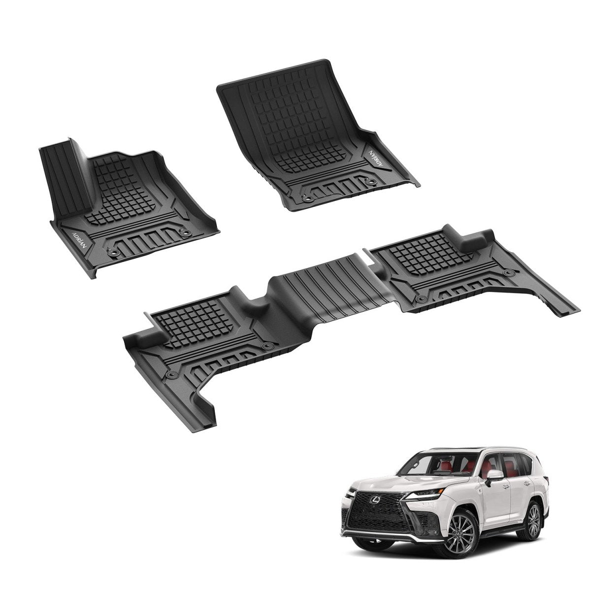 Lexus LX600 2022 - 2025 - Pro Series Car Mats - Adrian