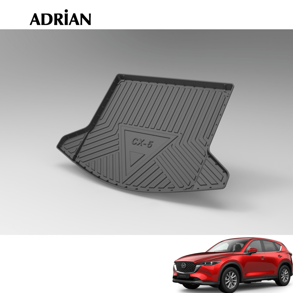 Mazda CX - 5 2018 - 2025 - Gards Series Trunk Mat - Adrian