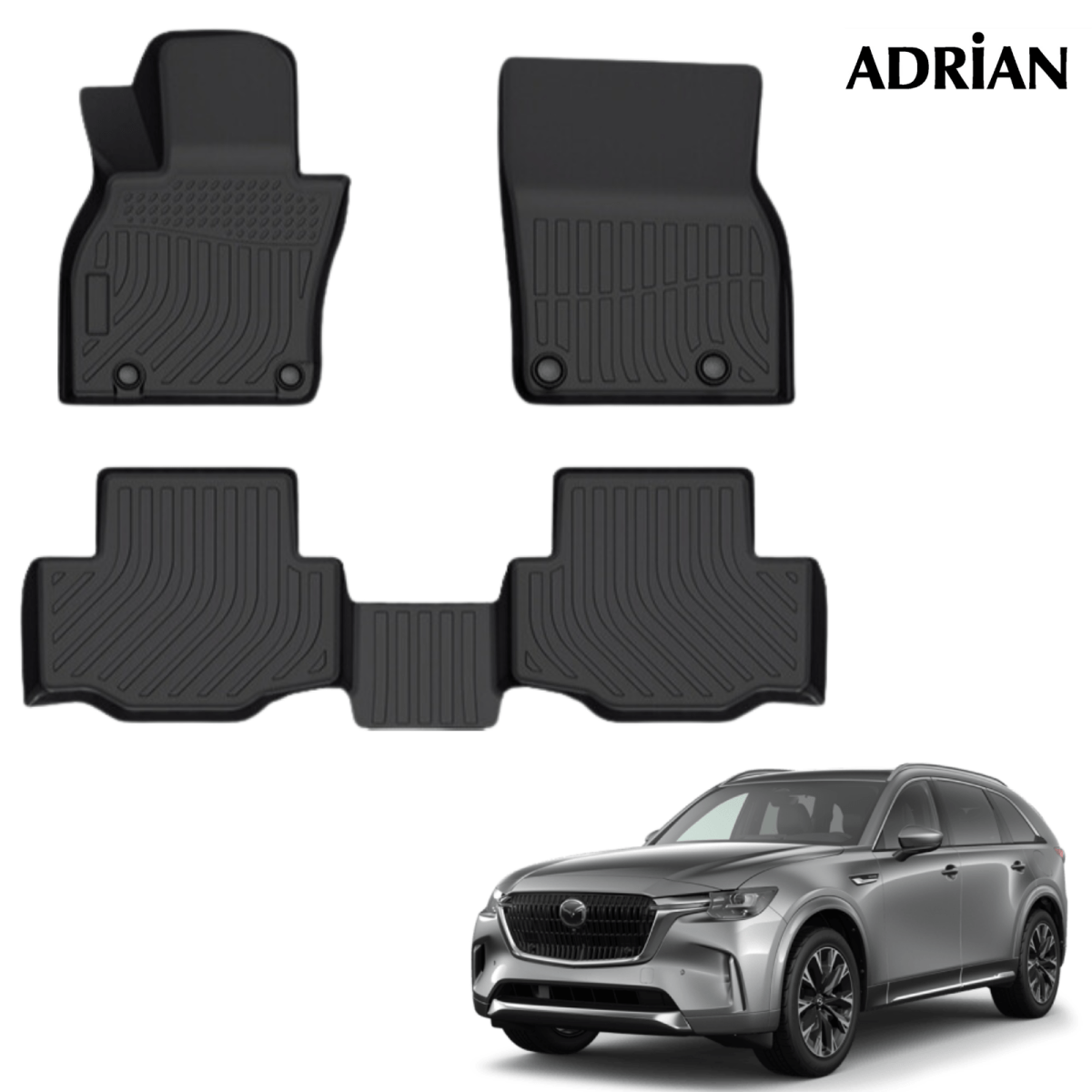 Mazda CX - 90 2025 - Comfort Series Car Mats - Adrian