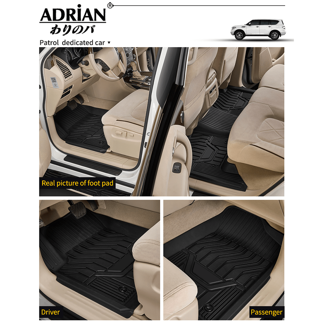 Nissan Patrol 2010 - 2024 - Adrian Car Mats Pro Series - Adrian