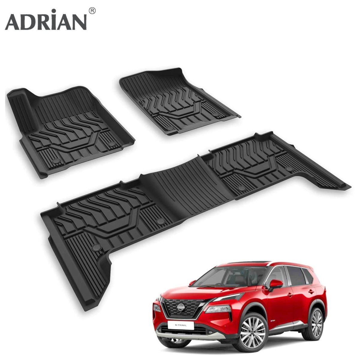 Nissan X - Trail 2023 - 2025 Adrian Car Mats - Pro Series - Adrian