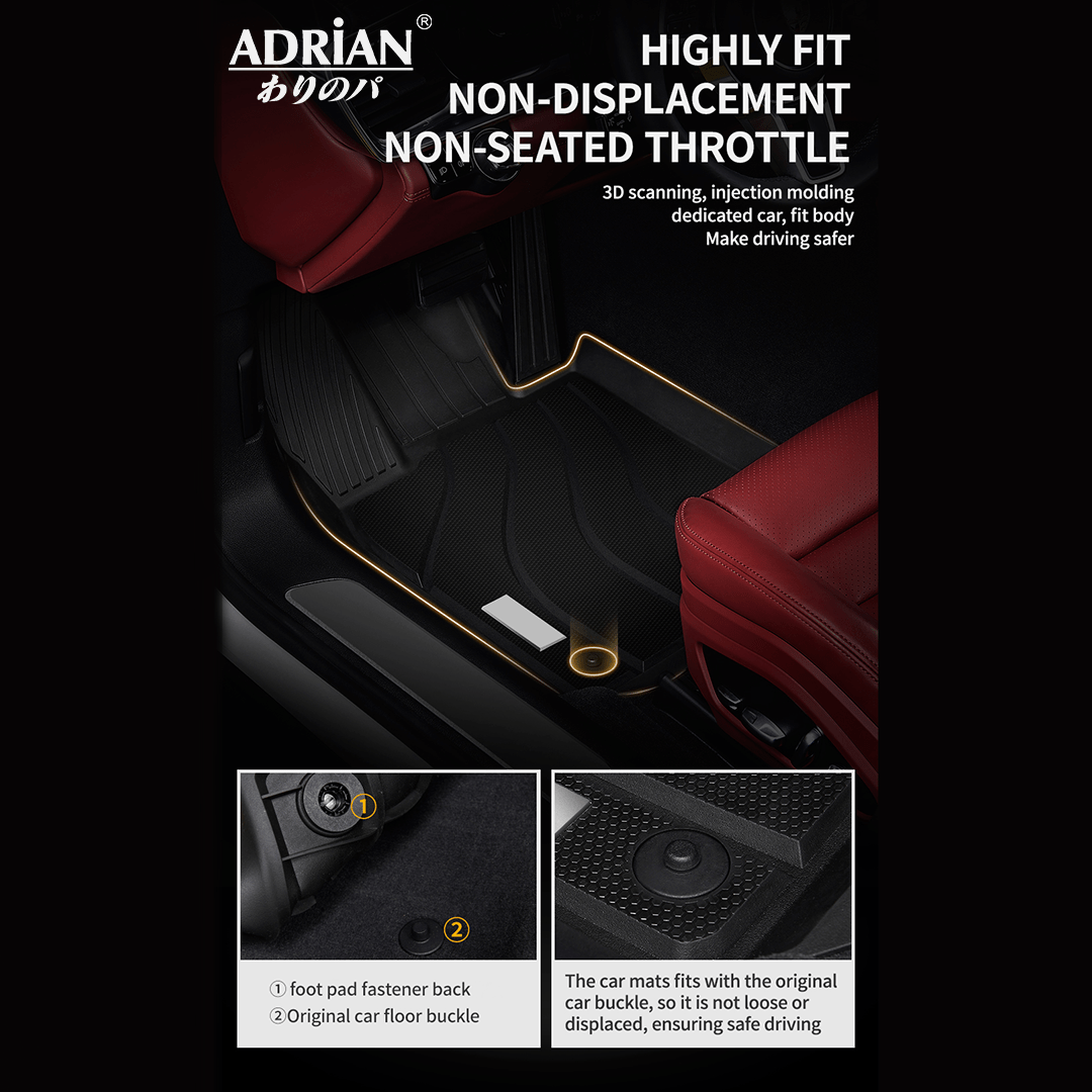 Porsche Cayenne 2018 - 2024/ VW Touareg - Adrian Car Mats Pro Series - Adrian
