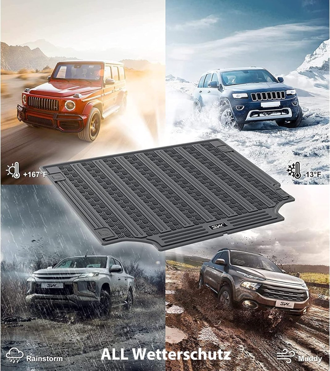 Range Rover Defender 110 (4 Doors) 2020 - 2024 - Adrian Trunk Mats Pro Series - Adrian