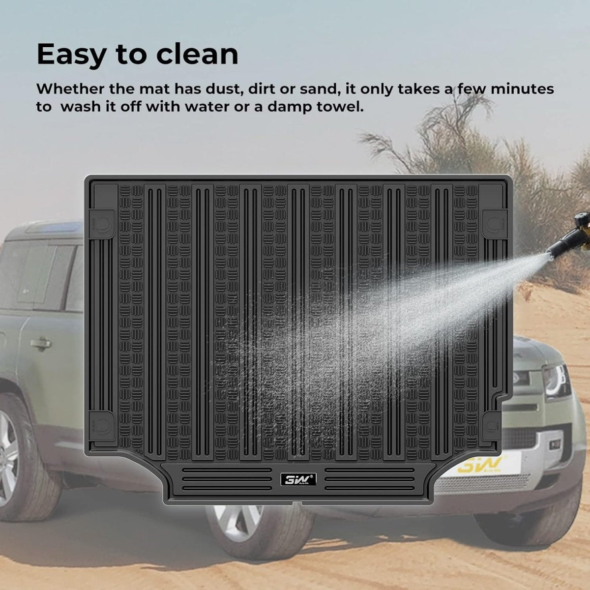 Range Rover Defender 110 (4 Doors) 2020 - 2024 - Adrian Trunk Mats Pro Series - Adrian