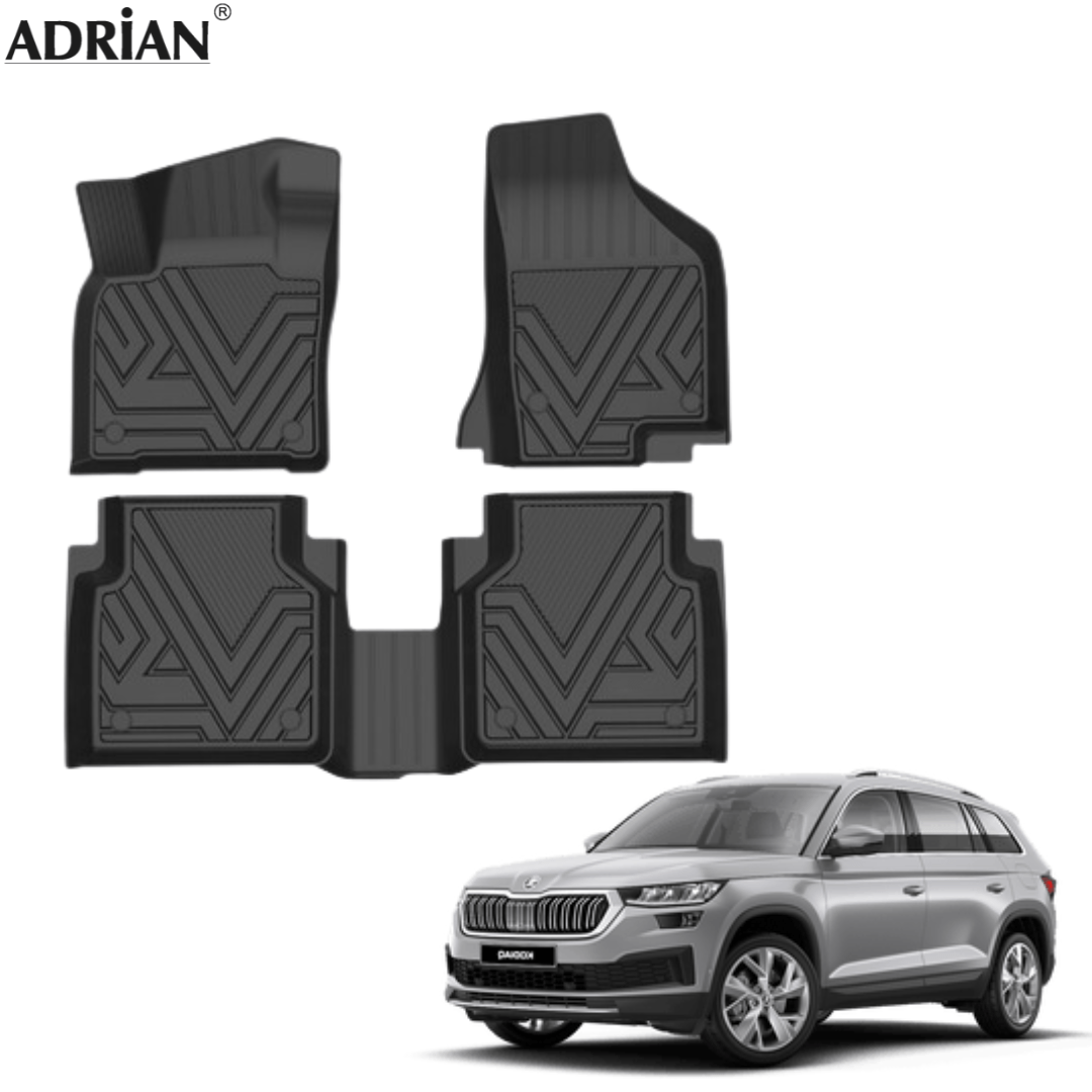 Skoda Kodiaq 2017 - 2024 Adrian Car mats Pro Series - Adrian