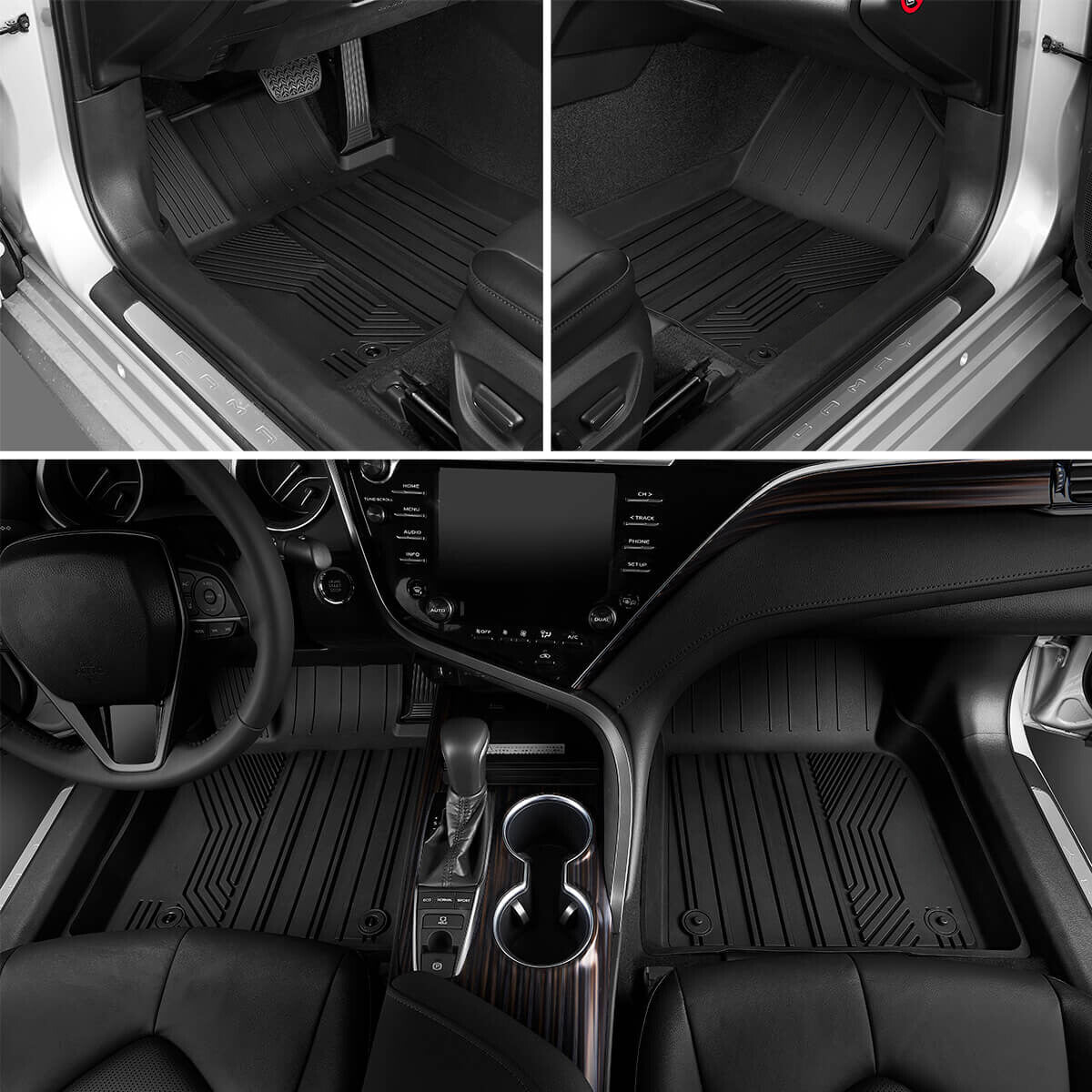 Toyota Camry Gasoline / Hybrid 2018 - 2024 - Adrian Car Mats Pro Series - Adrian