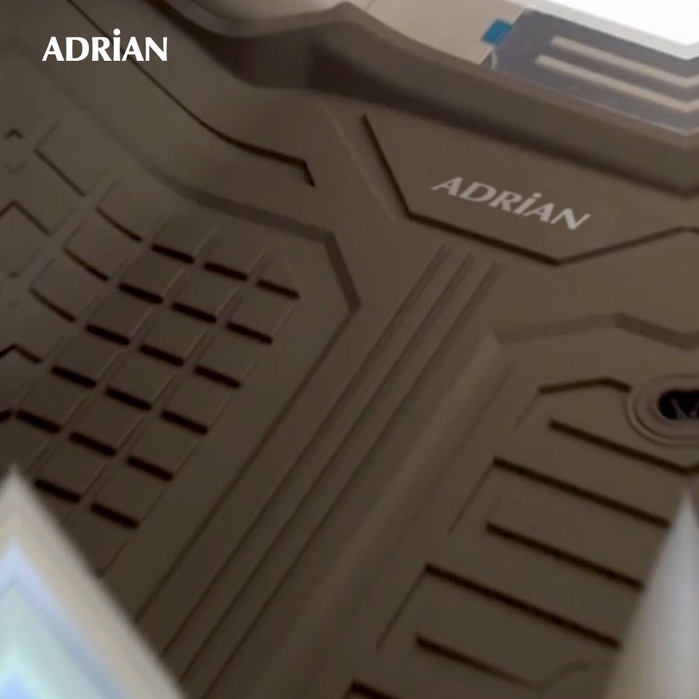 Toyota Land cruiser 2022 - 2025 (3 Rows) Beige Color Pro Series Car Mats - Adrian