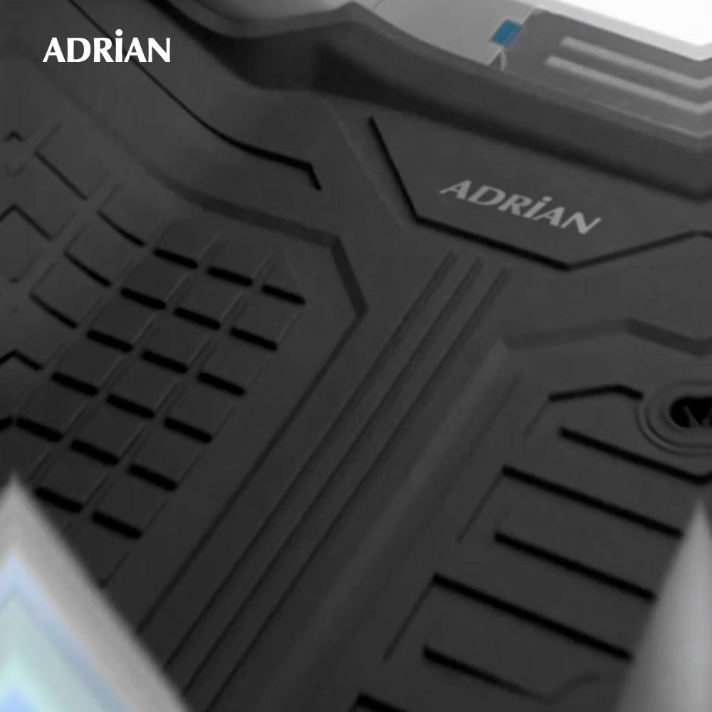 Toyota Land cruiser 2022 - 2025 (3 Rows) Black Color - Pro Series Car Mats - Adrian