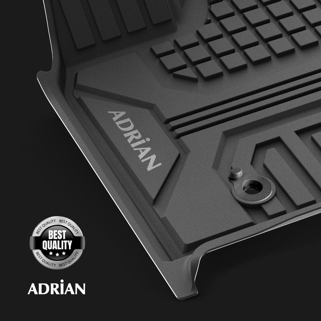 Toyota Land cruiser 2022 - 2025 (3 Rows) Black Color - Pro Series Car Mats - Adrian