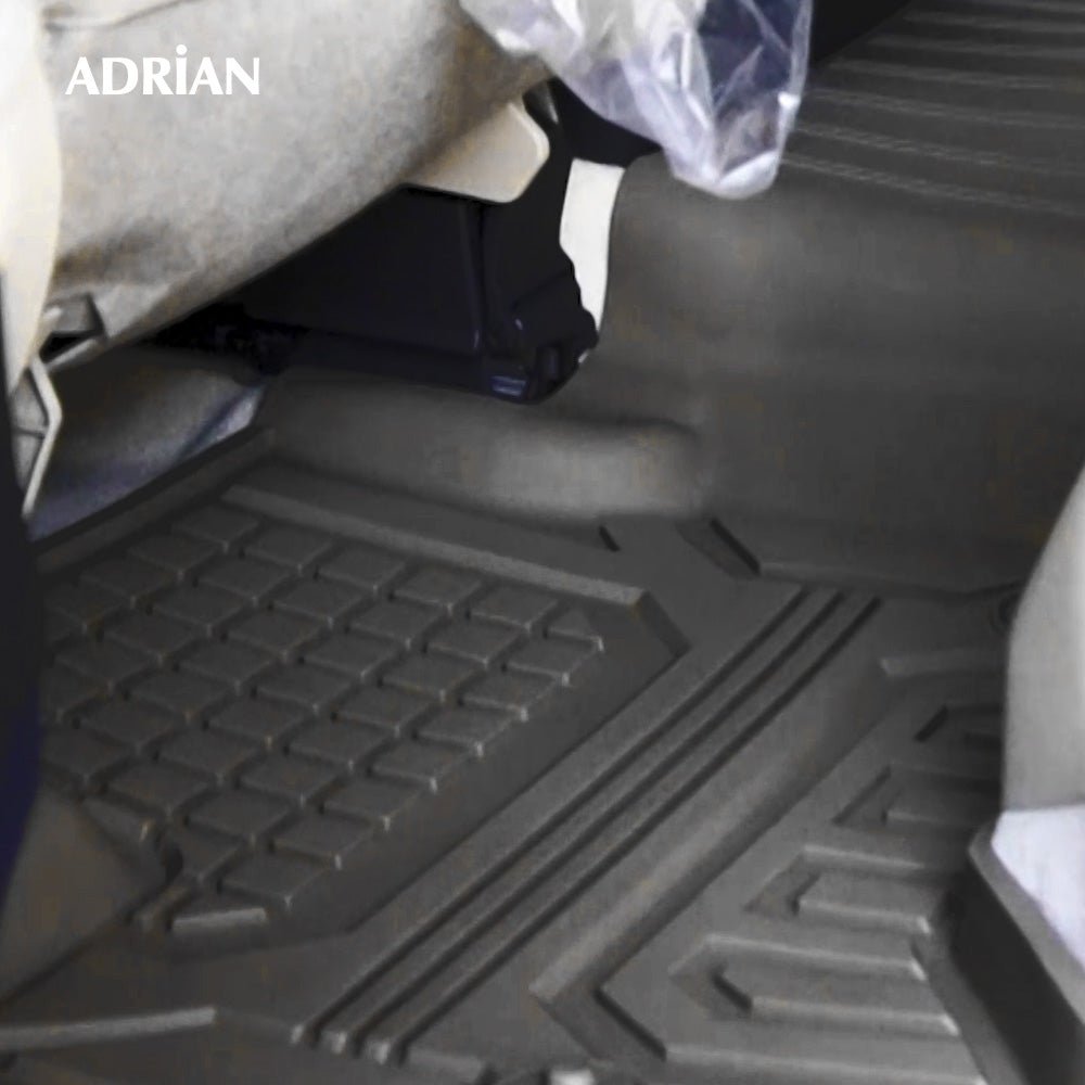 Toyota Land cruiser 2022 - 2025 (3 Rows) Black Color - Pro Series Car Mats - Adrian