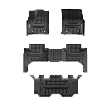 Toyota Land cruiser 2022 - 2025 (3 Rows) Black Color - Pro Series Car Mats - Adrian