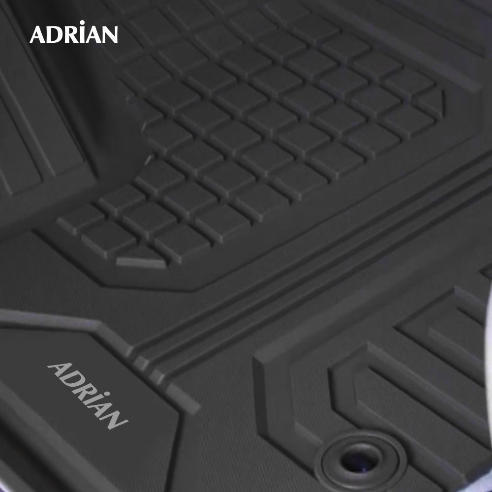 Toyota Land cruiser 2022 - 2025 (3 Rows) Black Color - Pro Series Car Mats - Adrian