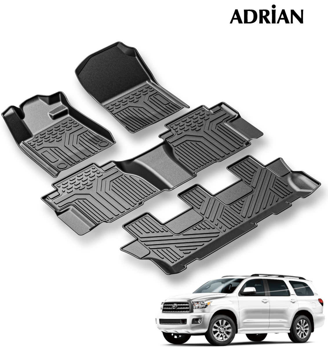 Toyota Sequoia 2007 - 2021 - Sport Series Car Mats - Adrian