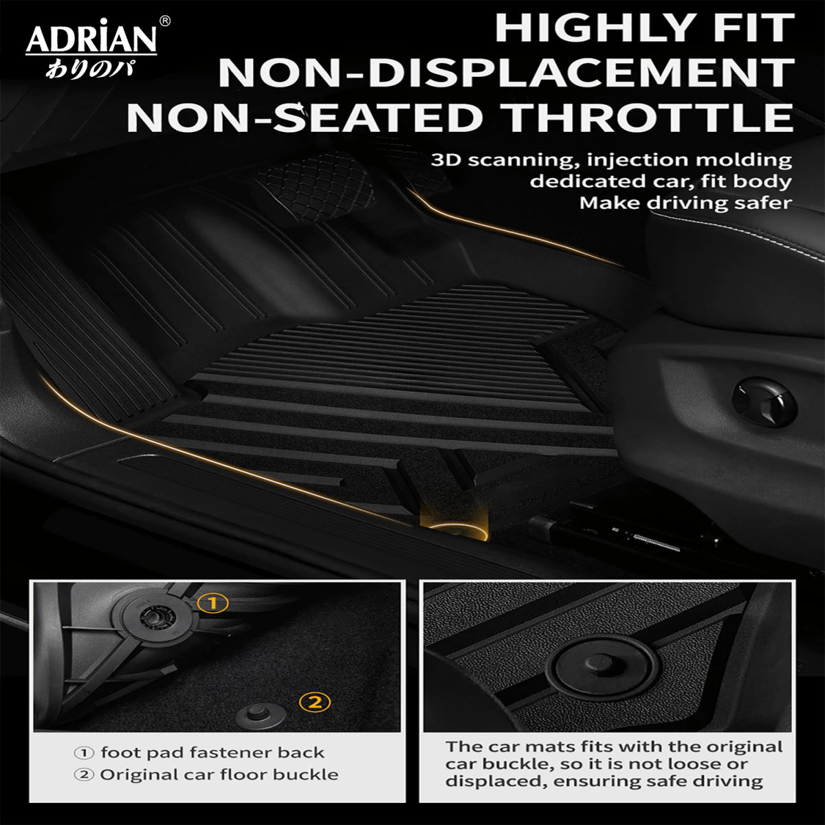 Volkswagen Tiguan 2025 New Shape - Adrian Pro Car Mats - Adrian